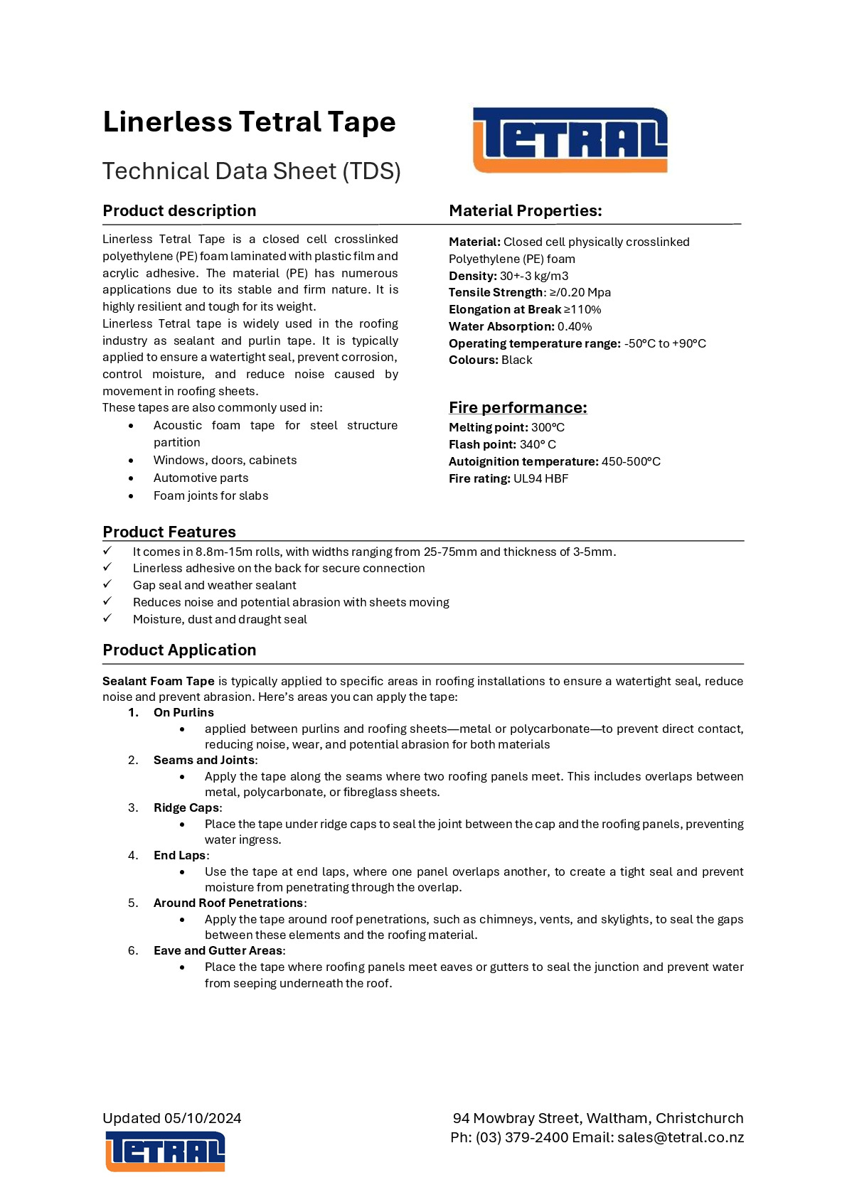 Linerless Tetral Tape TDS.pdf