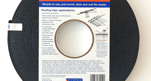 Linerless sealant tape