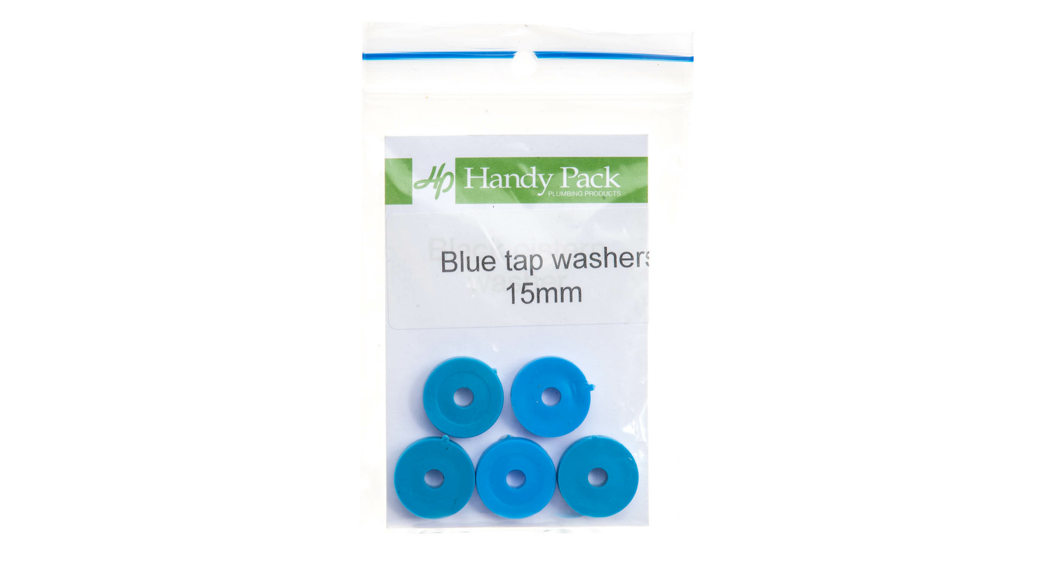Blue Tap Washer in packaging