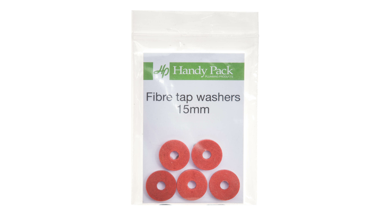 Fibre Tap Washer 15mm in packaging