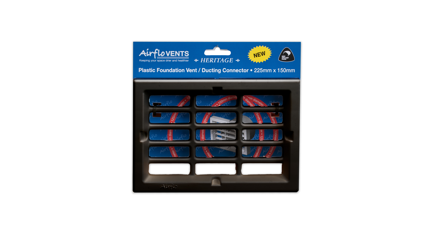 Black Plastic Heritage Foundation Vent