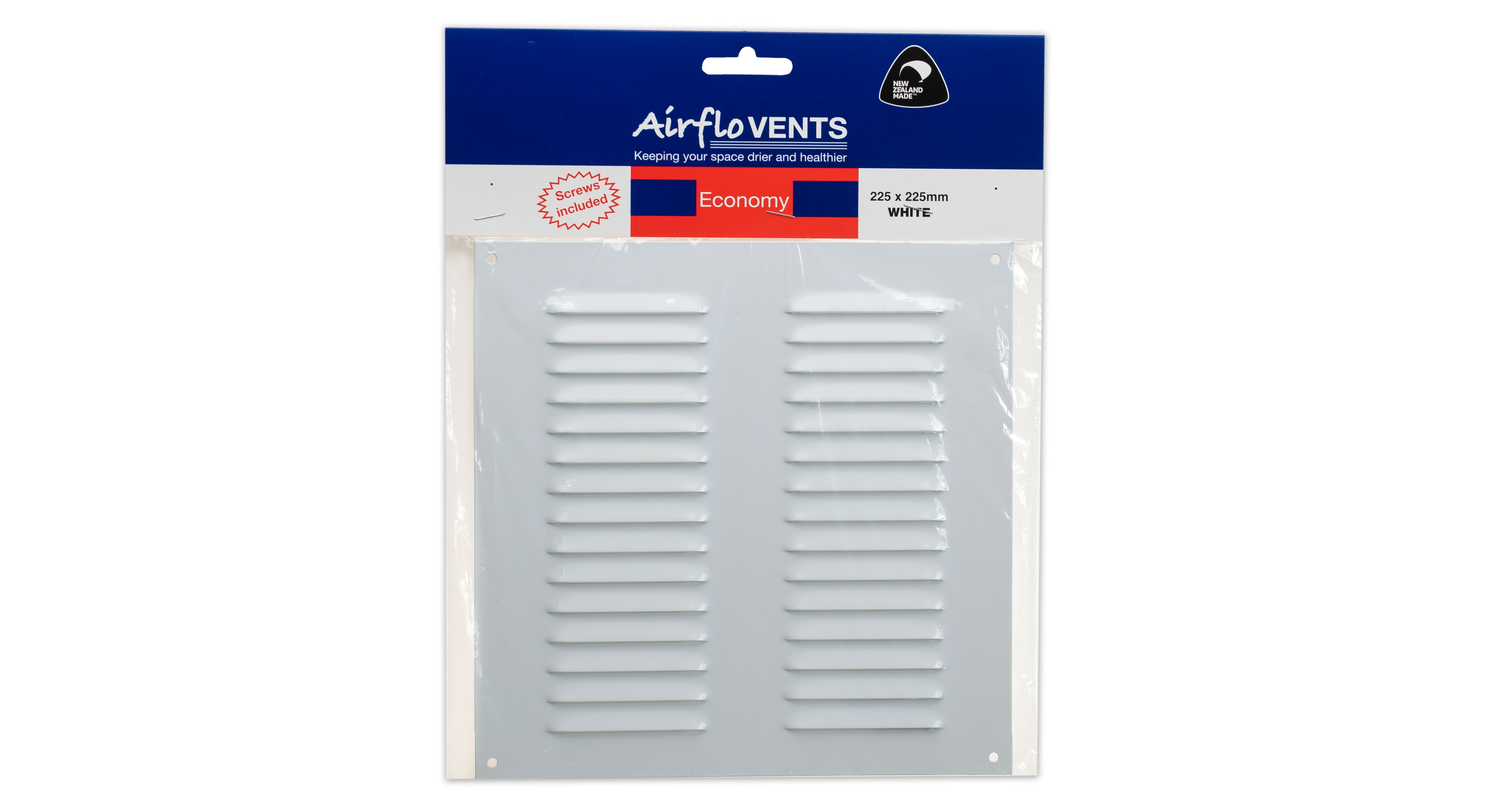 Airflo Vent 225mm x 225mm Silver A46AEVW2222