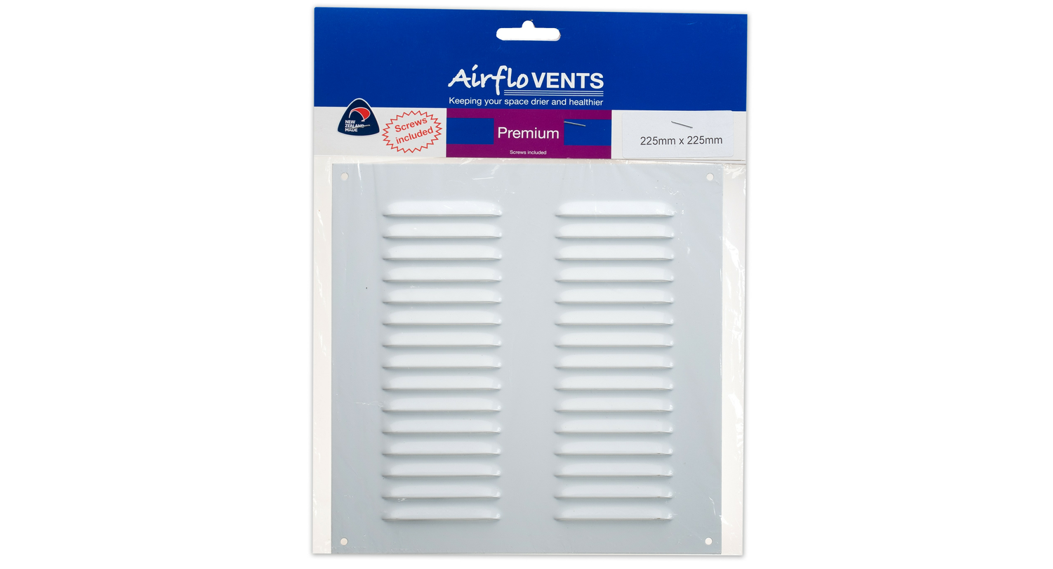 PREMIUM VENT WHITE 225x225mm P/P