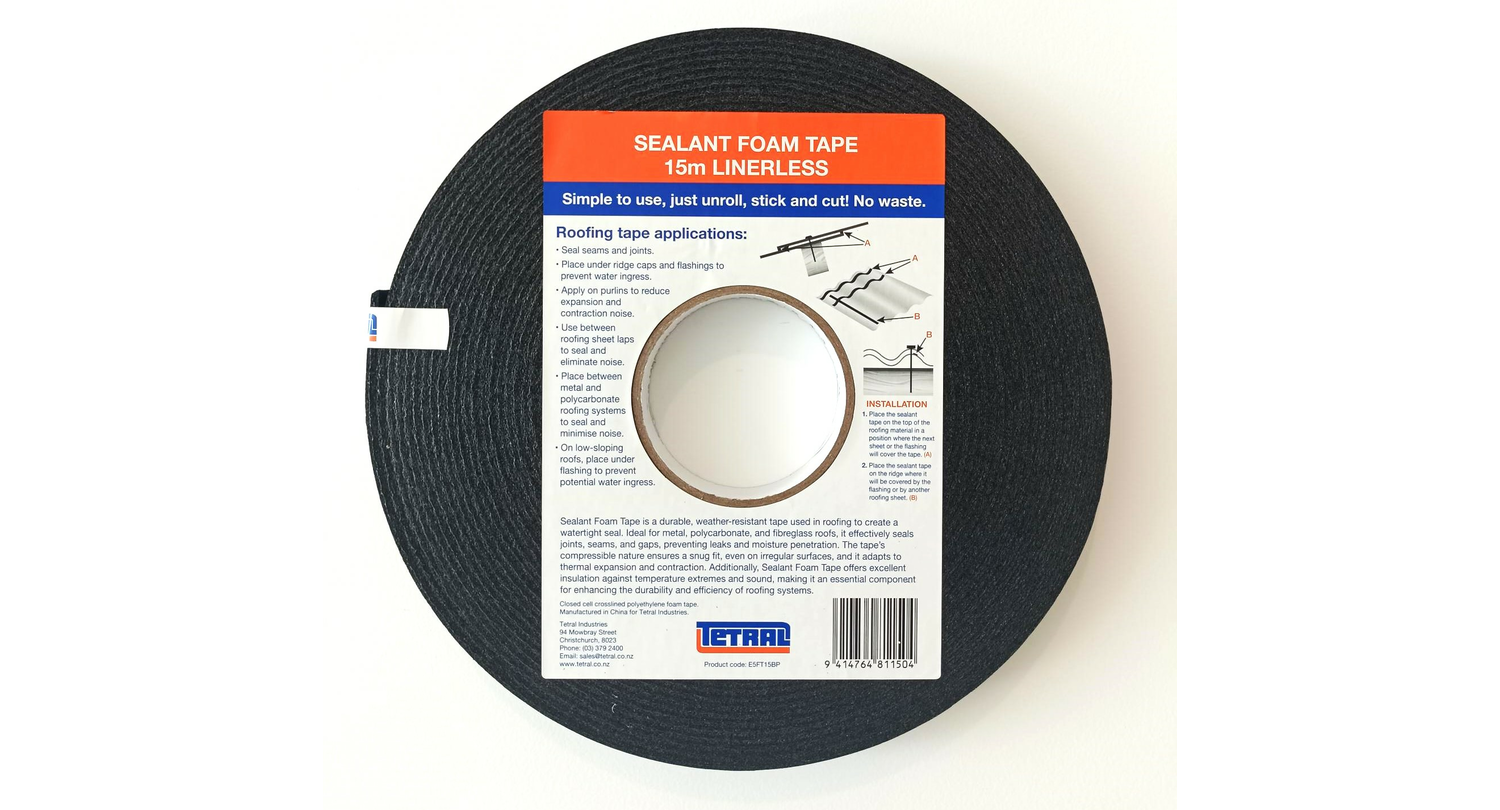 Linerless sealant tape